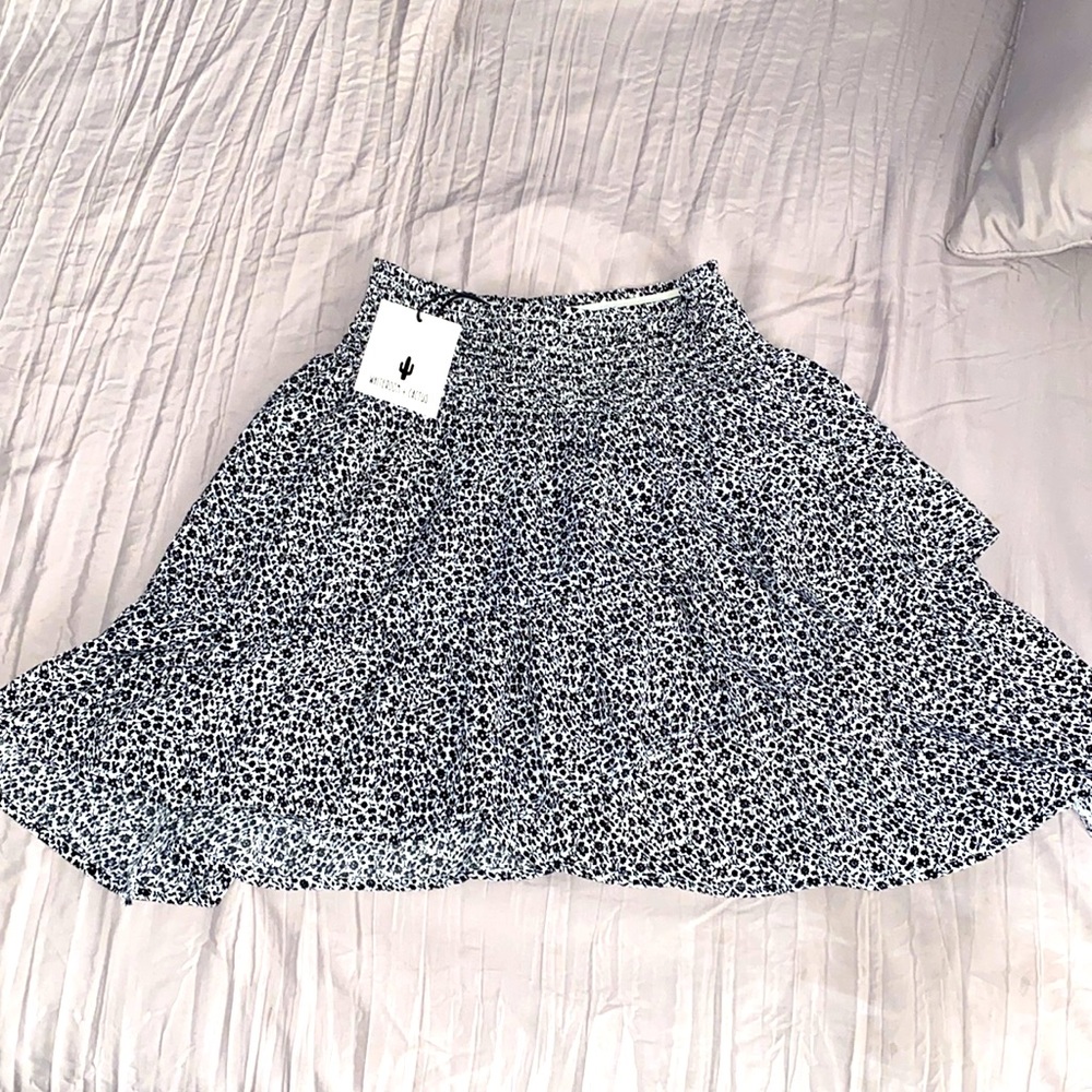 Whiteroom & Cactus Mini Skirt Small